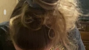 Trying to get him rock hard to destroy my pussy