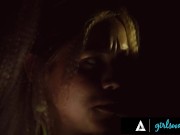 Scared Babes Have Rough Sex To Relax 3/16