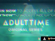 MILF Is Caught Fucking Petite Brunette 7/16