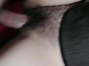 FAST CUM ON HAIRY PUSSY