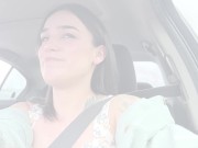 Ersties - Hot American Babe Gets Off While In Her Car 14/16