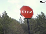 Sexy Chick Kira Queen Banged Deep On The Street - LETSDOEIT 12/16