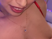 Brunette Babe Blows Dick Before Sex 4/16