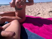 fuck and blowjob on the beach in cap d'agde 3/16