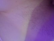 Russian fat woman with huge tits in stockings fucks a wet pussy in close-up 12/16