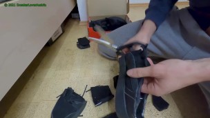 Trashing my Puma Rebound more