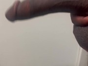 Stroking My Big Chocolate Dick 16/16