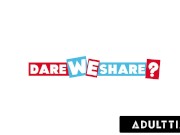 Lesbian Besties Try Threesome To Share Pussy! 1/16