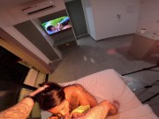 i just love when the bitch suck like a pro. look how talent she are! 8/16