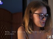 My work colleague turned out to be a slut. She made me jerk off to her in the office.  POV / JOI 3/16