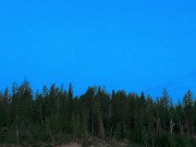 Tattooed brunette slut goes skinny dipping