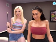 Camsoda - Two Amateur Teen Lesbians Masturbating Together On Pool Table 1/16