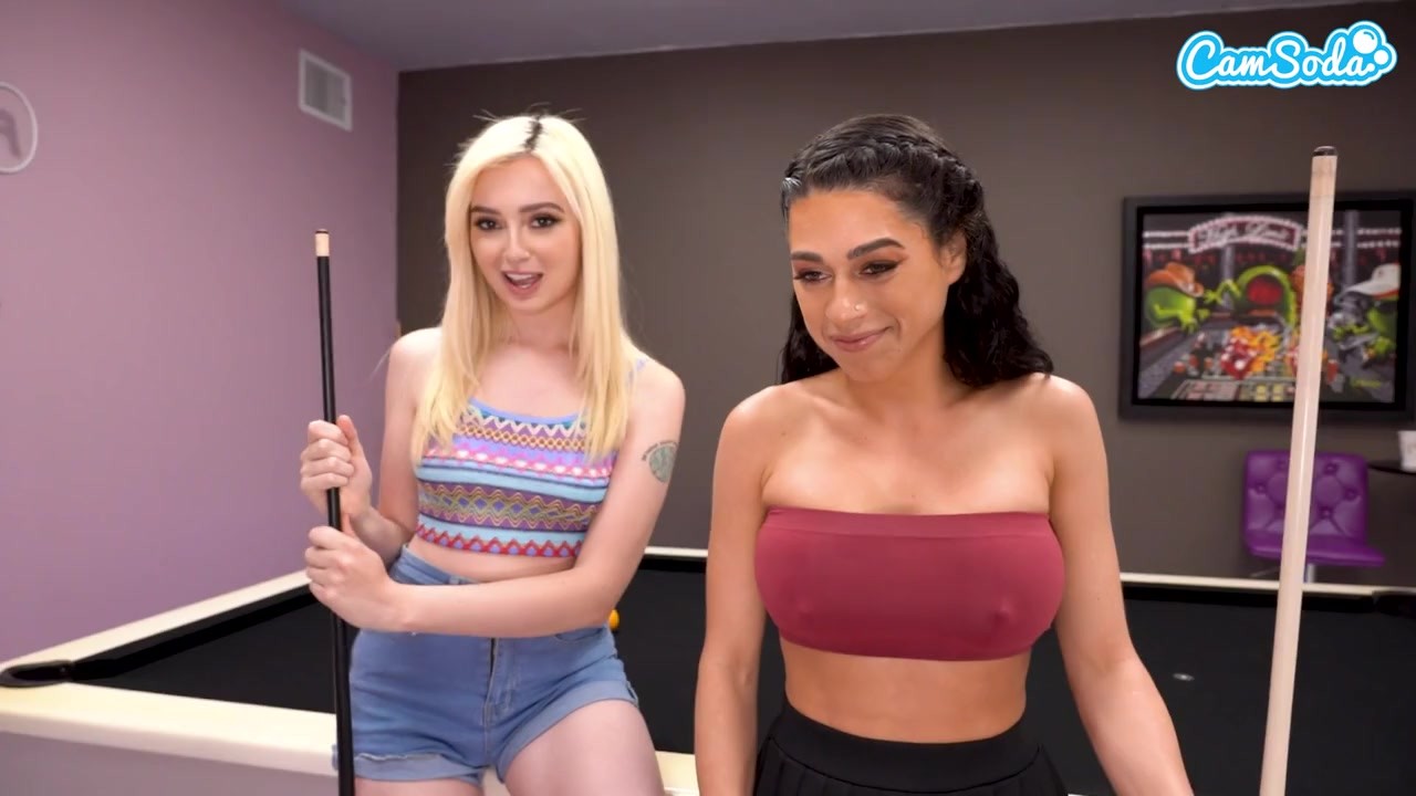 Camsoda - Two Amateur Teen Lesbians Masturbating Together On Pool Table - RedTube