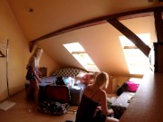 Big Cock Blowjob Party with Group Sex of Three Hot and Sexy Horny College Girls in Pearl Thongs and Seducing Lingerie 12/16