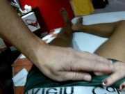 Boy using a couple to suck his dick 10/16