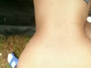 THUMPING NICE SOFT BUTT OUTSIDE WHERE GORILLA FUCKS!!!!!!! 9/16