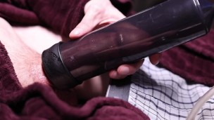 Cock pump with cum shot finish