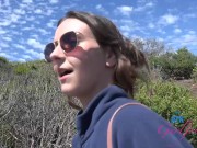 GFE Session with Serena Hill getting head on the beach and fucking her from behind POV 1/16