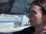 GFE Session with Serena Hill getting head on the beach and fucking her from behind POV 4/16