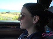 GFE Session with Serena Hill getting head on the beach and fucking her from behind POV 8/16