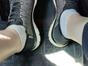 Hard Pedal pumping in my sketchers sneakers 2/16