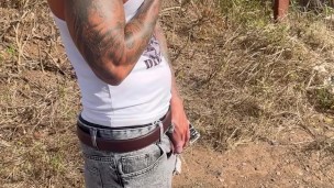 Risky Cum In The Street!! I Hope Nobody Discover Me🥵