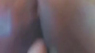TEEN MILF EBONY RIDES DILDO TO CUM