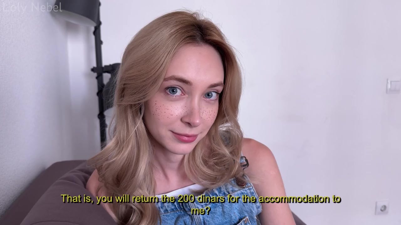 Asked for an overnight stay but it all ended with a creampie - Loly Nebel