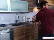 Incredible Brunette Loves Having Fun With a Sex Beast 6/16