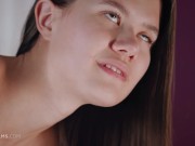 ULTRAFILMS Amazing models Evelin Elle and Amelia Riven making each other's pussy happy 7/16