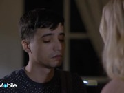 ADULTMOBILE - Desperate Busty Milf Rachael Cavalli Seduces Her Son-In-Law Ricky Spanish 2/16