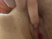 Clit rubbing fun this morning 15/16