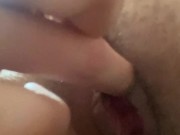 Clit rubbing fun this morning 4/16