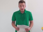 FakeHostel (Full Scene) Fit college blonde teen bored at the hostel seduces young nerd guy and fucks his small cock 1/16