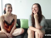 Ersties - Hot Lesbian Babes Have Sex For the First Time on Camera 15/16