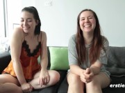 Ersties - Hot Lesbian Babes Have Sex For the First Time on Camera 2/16