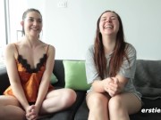 Ersties - Hot Lesbian Babes Have Sex For the First Time on Camera 3/16
