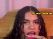 18 year old Brazilian girl alone at home 7/16