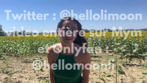 Française étudiante libertine suce et se prend du sperm sur ses gros seins outdoor amateur