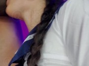 Colocando a gostosa para chupar meu pau! 15/16