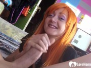 I never got a better handjob than the one from this horny comic con babe. 12/16