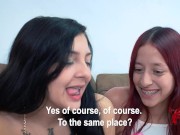 Amigas venezolanas cachondas follan al repartidor de pizza y este se come el coño de ambas 4/16