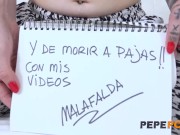 She's back, and she's super-horny! Malalfalda is here 4/16