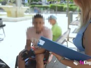 Krystal Genner seduces and shows for guys in public before a good fuck! 2/16