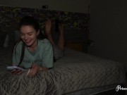 ROUGH SEX WITH PETITE BABE MADE HIM NUT IN RECORD TIME - Princess Alice 1/16