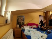 Tight Pussy Hot Blonde Chrissy Fox shows her Panties under her skirt in a fake photoshooting 10/16