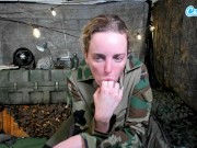 Big Boob Solider Girl Playing With Her Tight Pussy While Alone In Quarters 6/16