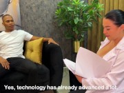 Nympho with big dick goes to therapy with busty sexologist - Daniela Gomez 3/16