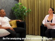 Nympho with big dick goes to therapy with busty sexologist - Daniela Gomez 5/16