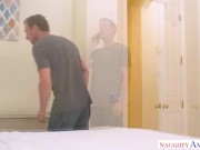 Cumming After Titjob And Intense Fucking With A Busty Roomate 3/16